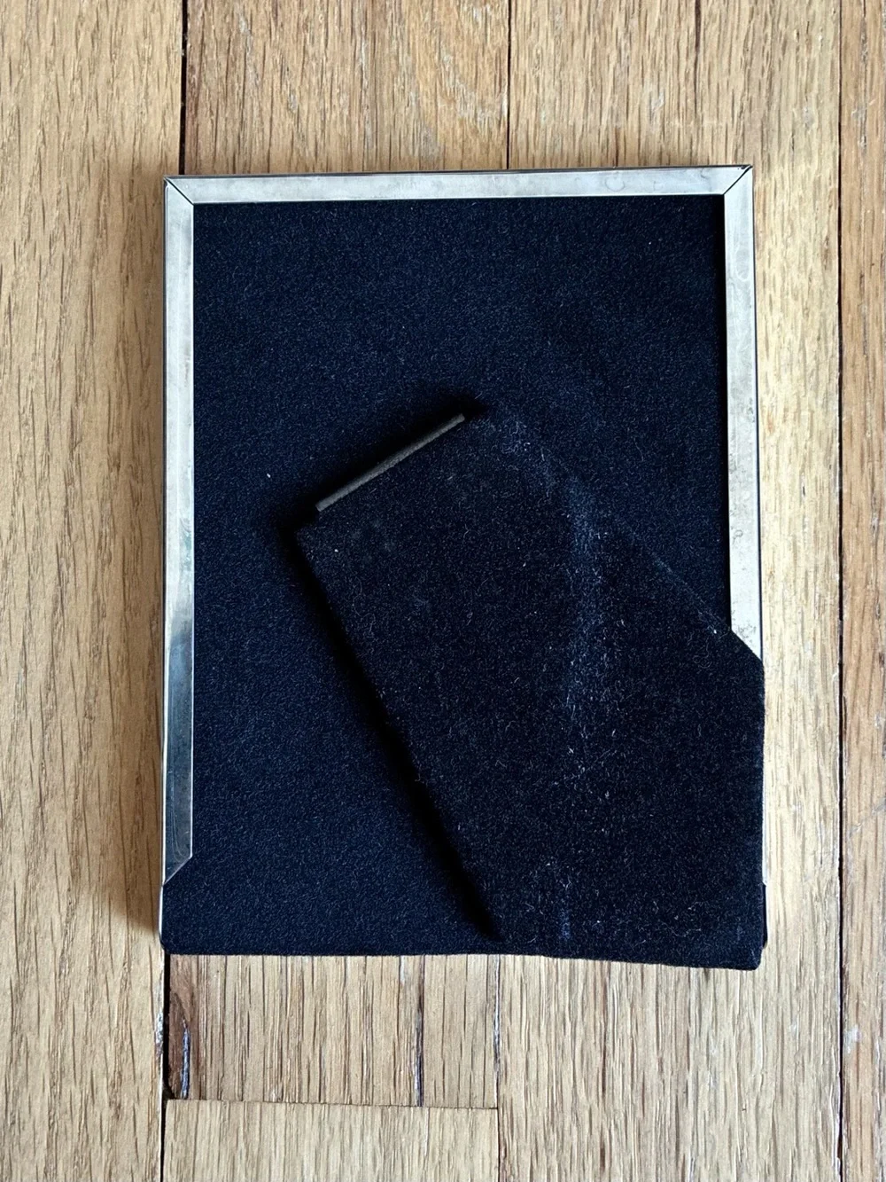 NIB Silverplated Brass Photo Frame, Made for A & S, New Vintage